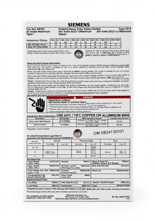 Siemens HD Type 1 30A Circuit Breaker 3 Pole-2