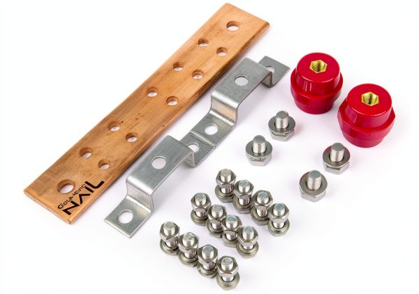 GOUNENGNAIL Copper Ground Bar 12 Pos Wall Mount-4