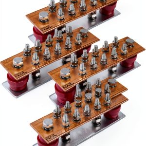 GOUNENGNAIL Copper Ground Bar 12Pos Wall Mount-0