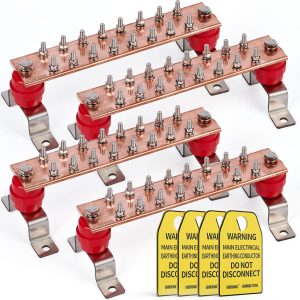 Copper Ground Bar GOUNENGNAIL 16 Position-0