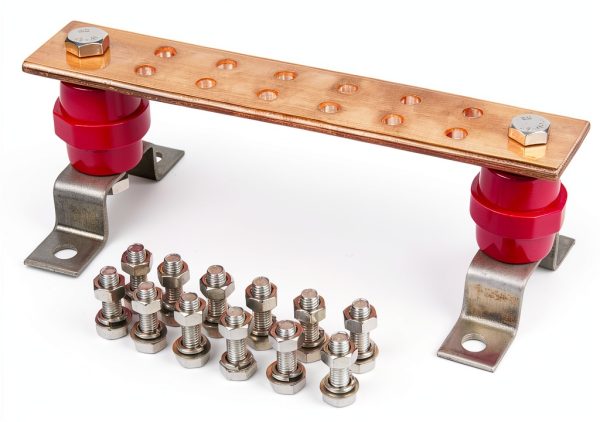 GOUNENGNAIL Copper Ground Bar 12 Pos Wall Mount-6