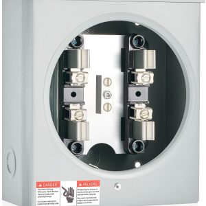 Relaxweex 100A Meter Socket 4 Jaw Galvanized Steel-0