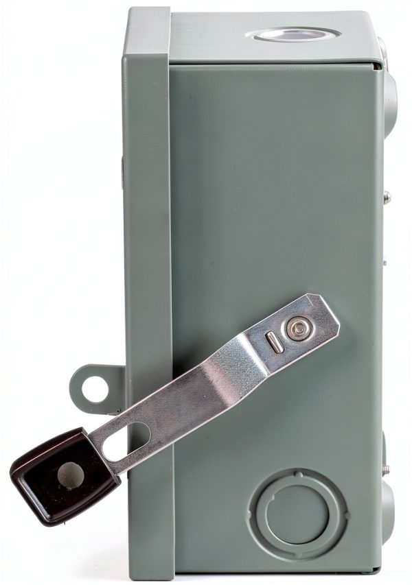 Schneider Electric 30 Amp Push Button Safety Switch Gray-2