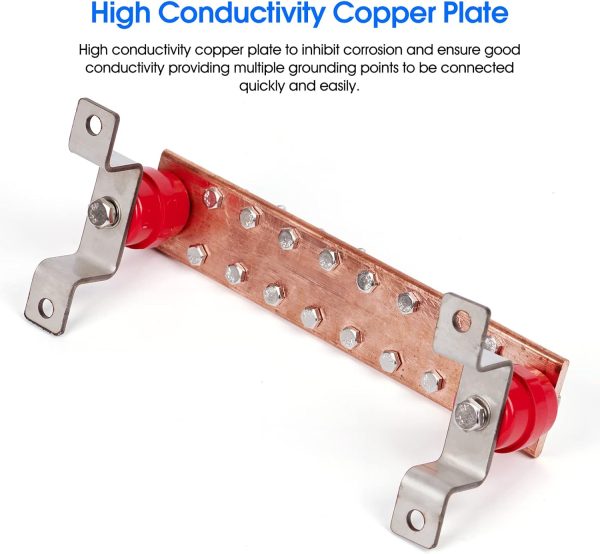 Copper Ground Bar GOUNENGNAIL 16 Position-5