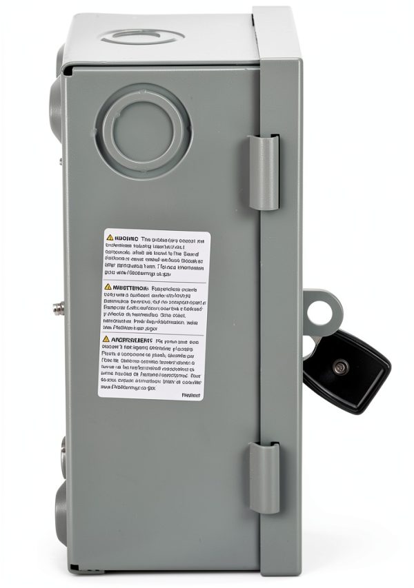 Schneider Electric 30 Amp Push Button Safety Switch Gray-6