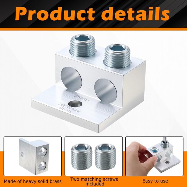 Blulu Grounding Lugs Aluminum Electrical Tools Home-2