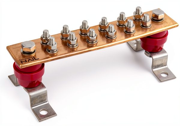 GOUNENGNAIL Copper Ground Bar 12 Pos Wall Mount-0
