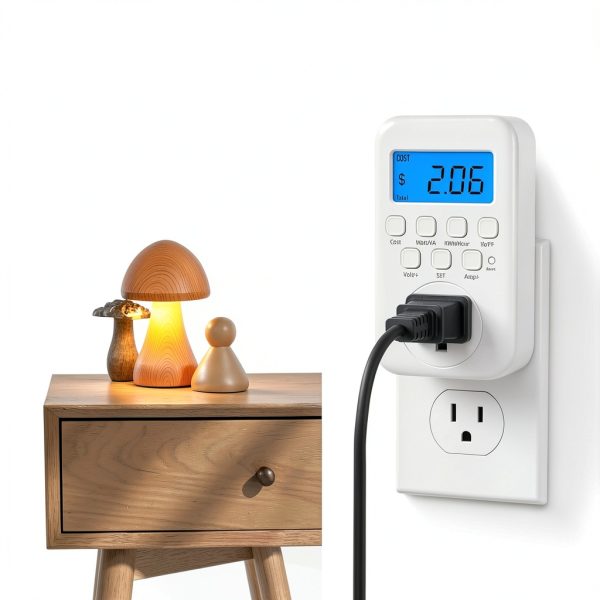 HBN Watt Meter Plug Energy Monitor Backlit Display-8