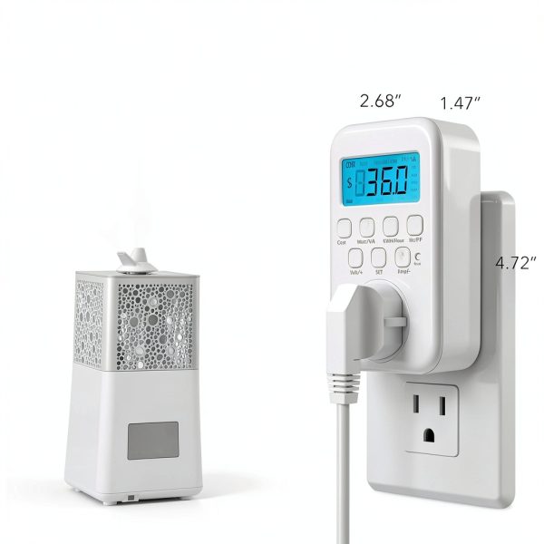 HBN Watt Meter Plug Energy Monitor Backlit Display-6