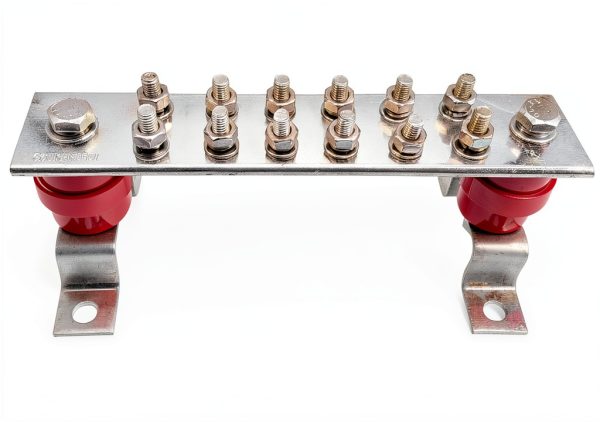 GOUNENGNAIL Copper Ground Bar 12 Terminal Wall Mount-1