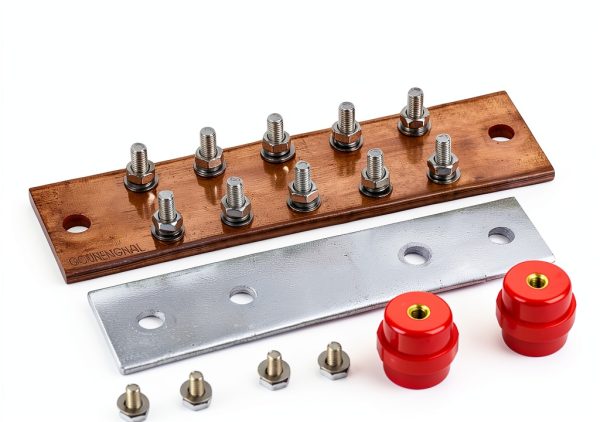 GOUNENGNAIL Copper Ground Bar 12Pos Wall Mount-1