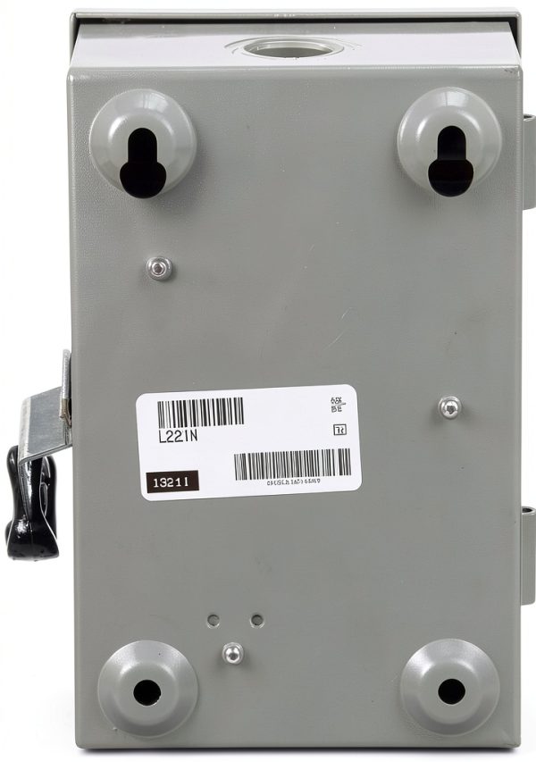 Schneider Electric 30 Amp Push Button Safety Switch Gray-3