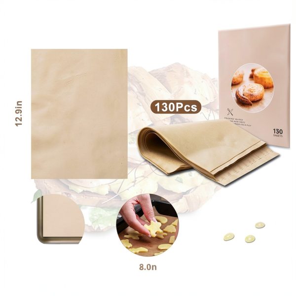 Baking Parchment Hovico Wood Pulp 9x13 Sheet-1