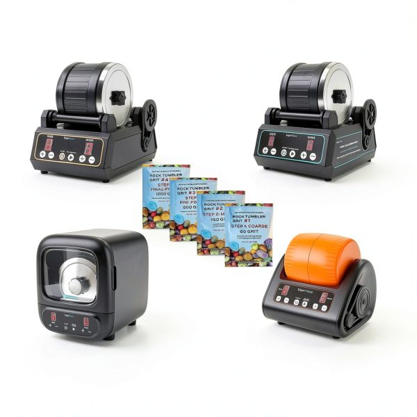 Enhanced Rock Tumbler Grit & Polish Refill Kit KomeStone 4 Step Pack-3