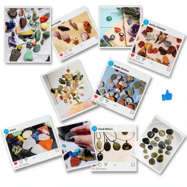 Enhanced Rock Tumbler Grit & Polish Refill Kit KomeStone 4 Step Pack-5