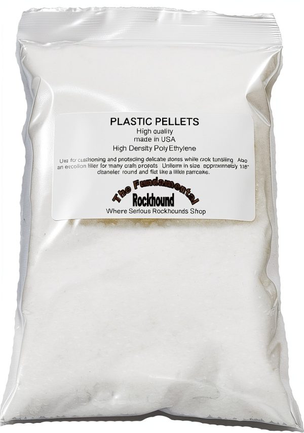 HDPE Plastic Pellets 3 lb Rock Tumbling Media by Fundamental Rockhound-0