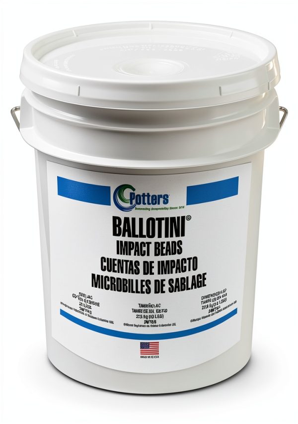 Ballotini Blast Media Glass Beads Extra Fine 53 lb Tumbling Media-0